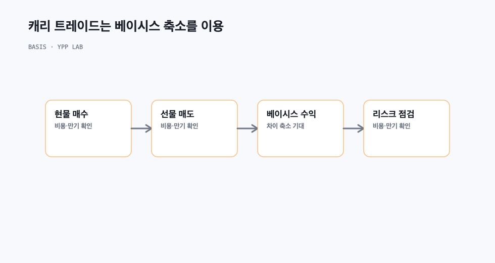 캐리 트레이드는 베이시스 축소를 이용